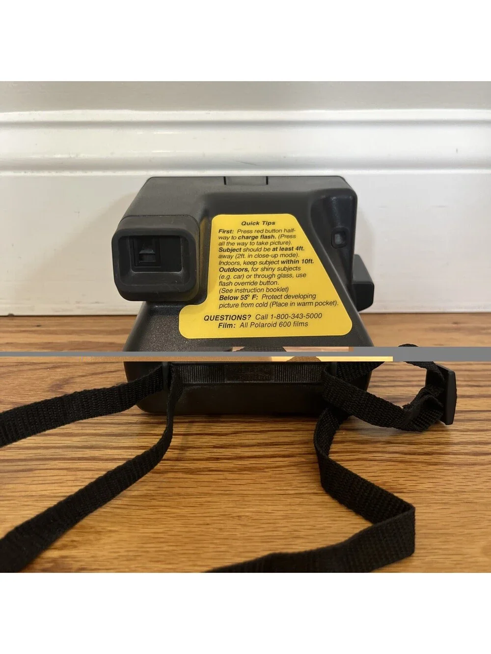 Vintage Polaroid JobPro 2 Instant Film Camera Yellow & Black 600 Film